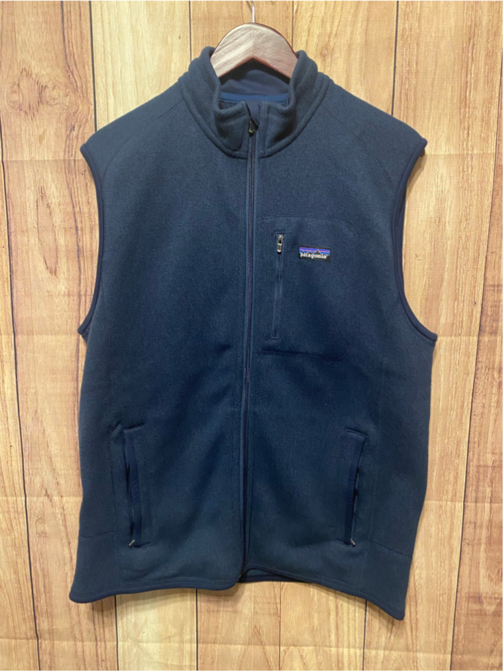 Patagonia Large better sweater navy blue Fleece Sleeveless Vest
